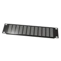 S2CEB Black Steel 4 U Ventilated Rack Panel 483 mm Length 176 mm Width 