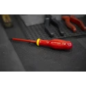Facom Insulated Screwdriver 100 mm Blade, VDE/1000V Approved, 210mm Overall AT4X100VE
