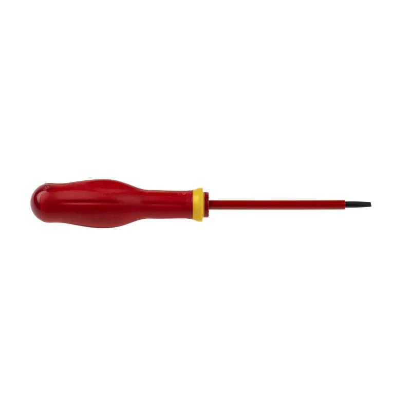 Facom Insulated Screwdriver 100 mm Blade, VDE/1000V Approved, 210mm Overall AT4X100VE
