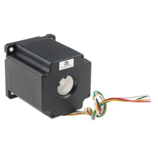 RS PRO Hybrid Stepper Motor 2.56V, 7Nm Torque, 1.8° Step Angle, 85.85 x 85.85 mm Frame, 12.7 mm Shaft 180-5295