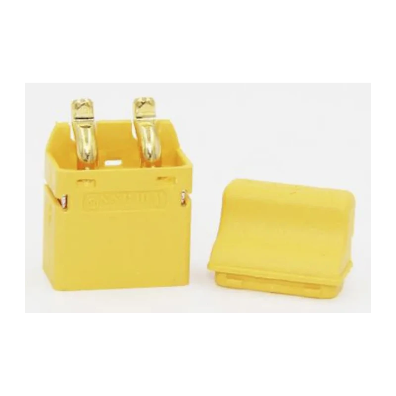 RS PRO Compact Power Connector Cable 2 Poles 500V DC 30A Brass Contact Gold Plating 180-5377