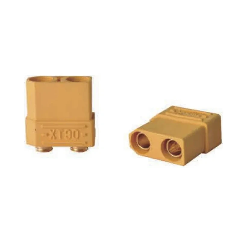 RS PRO Compact Power Connector Cable 2 Poles 500V DC 40A Female Cable Mount Brass Contact Gold Plating 180-5381