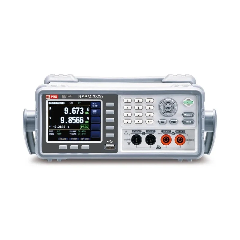 RS PRO Desktop Battery Ohmmeter Tester 300 V DC Voltage AC Resistance Measurement 180-4810