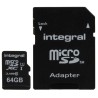 Integral Memory 64 GB MicroSDXC microSD Card Class 10 INMSDX64G10-90U1