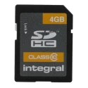 Integral Memory 4 GB SDHC SD Card Class 10 INSDH4G10V1