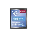 Integral Memory Compact Flash Card 64GB, Read Speed 550MB/s Write Speed 540MB/s INCFA64G-550/540