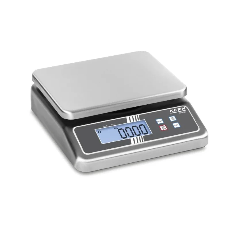 Kern Bench Weighing Scale 15kg Capacity LCD Backlight Display Type C Plug FOB 10K-3NL