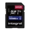Integral Memory 64 GB SDXC SD Card, Class 10, UHS 1 U1 INSDX64G-100V10