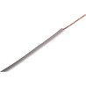 RS PRO White Hook Up Wire, 22 AWG, 16/0.2 mm Core Strands, 0.2 mm Strand Size, 100 m Length, Polyvinyl Chloride 180-5918