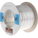 RS PRO White Hook Up Wire, 22 AWG, 16/0.2 mm Core Strands, 0.2 mm Strand Size, 100 m Length, Polyvinyl Chloride 180-5918