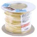 RS PRO Yellow Tri-Rated Hook Up Wire 22 AWG 16/0.2 mm Core Strands 100 m PVC Insulation 105°C 180-5917
