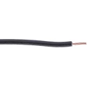 RS PRO Black Hook Up Wire 20 AWG, 24x0.2 mm Core Strands, 100 m Length, Flame Retardant, CPE ETFE Ethylene 180-5921