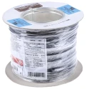RS PRO Black Hook Up Wire 20 AWG, 24x0.2 mm Core Strands, 100 m Length, Flame Retardant, CPE ETFE Ethylene 180-5921