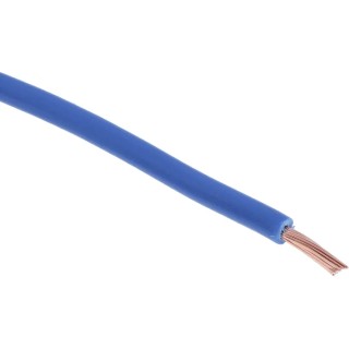 RS PRO Blue Hook Up Wire 20 AWG 24x0.2 mm Core Strands 100 m 105°C Tri-Rated 180-5922