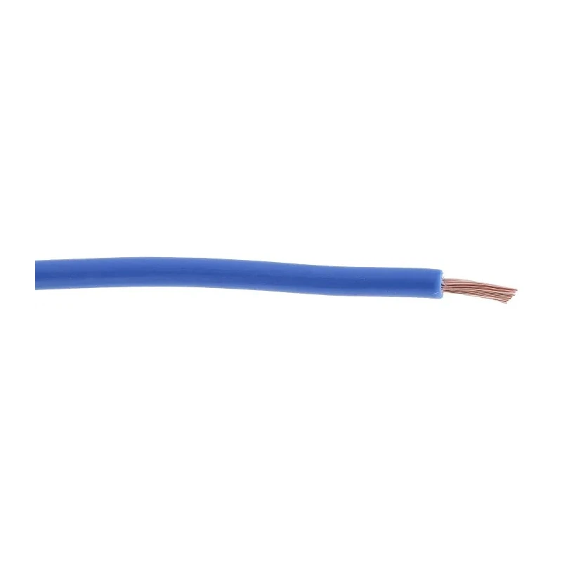 RS PRO Blue Hook Up Wire 20 AWG 24x0.2 mm Core Strands 100 m 105°C Tri-Rated 180-5922