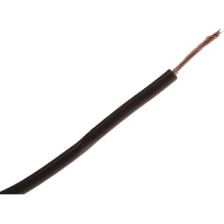 RS PRO Brown Hook Up Wire 20 AWG 24/0.2 mm Core Strands 100 m 1600 kV DC Voltage 105°C Operating Temperature 180-5923