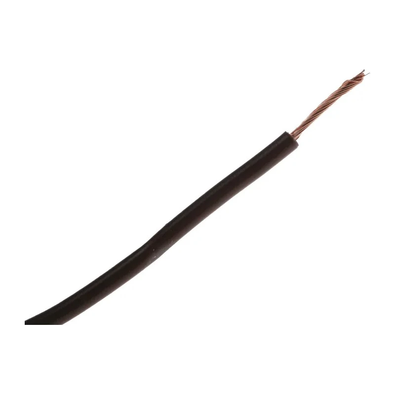 RS PRO Brown Hook Up Wire 20 AWG 24/0.2 mm Core Strands 100 m 1600 kV DC Voltage 105°C Operating Temperature 180-5923