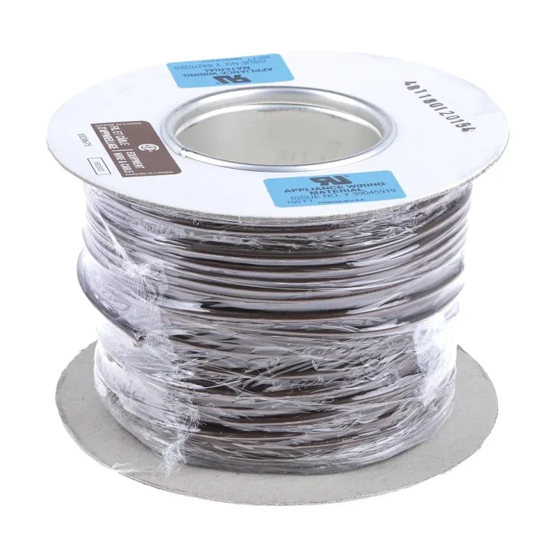 RS PRO Brown Hook Up Wire 16 AWG, 30/0.25 mm Core Strands, 100 m, Copper Conductor, UL1015, Flame Retardant, 105°C 180-5949