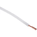 RS PRO White Hook Up Wire 16 AWG 30/0.25 mm Copper Conductor Flame Retardant 105°C 100 m 180-5948