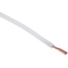 RS PRO White Hook Up Wire 16 AWG 30/0.25 mm Copper Conductor Flame Retardant 105°C 100 m 180-5948