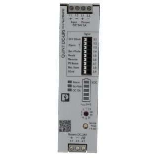 Phoenix Contact QUINT4 Uninterruptible Power Supply UPS 18V dc Input, 30 V dc Output, 240W, 8.3A, DIN Rail Mount 2906990