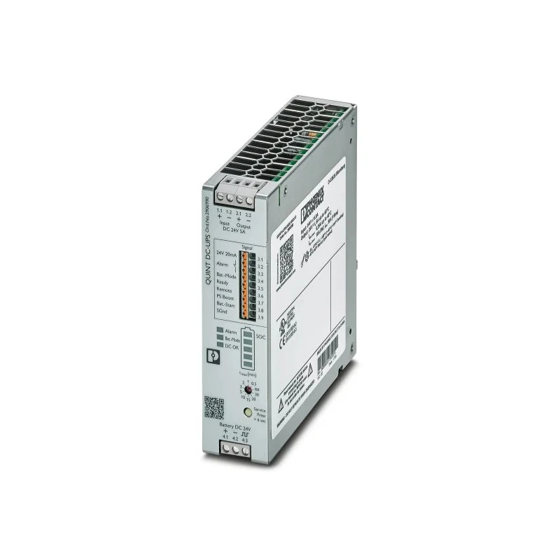 Phoenix Contact QUINT4 Uninterruptible Power Supply UPS 18V dc Input, 30 V dc Output, 240W, 8.3A, DIN Rail Mount 2906990