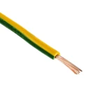 RS PRO Green Yellow Hook Up Wire 16 AWG 30 x 0.25 mm Core Strands 100 m 180-5955