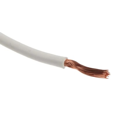 RS PRO White Hook Up Wire 14 AWG, 50 x 0.25 mm Strands, 100 m Length, Flame Retardant Polyvinyl Chloride Jacket 180-5954