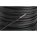 RS PRO Black Hook Up Wire, 14 AWG, 50/0.25 mm Core Strands, 100 m Length, Polyvinyl Chloride Insulation 180-5956