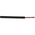 RS PRO Black Hook Up Wire, 14 AWG, 50/0.25 mm Core Strands, 100 m Length, Polyvinyl Chloride Insulation 180-5956