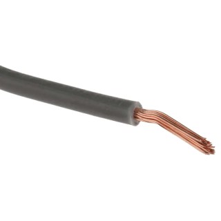 RS PRO Grey Hook Up Wire 16 AWG, 30/0.25 mm Core Strands, 100 m, Flame Retardant, 105°C Maximum Operating 180-5953
