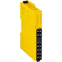SICK 24V DC Safety Relay with 2 Safety Contacts, Automatic & Manual Reset, Plug-In Terminal, DIN Rail Mount RLY3