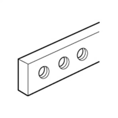 Legrand Cabinet Base for Use with Marina Cabinets Equipment, Atlantic Food Industry, M5 Thread, Copper, 990mm 0 373 89