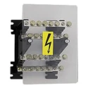 Legrand Distribution Block 4 Way 125A, Screw Termination, 35 mm² Line Side, 25 mm² Load Side 0 374 30