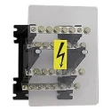 Legrand Distribution Block 4 Way 125A, Screw Termination, 35 mm² Line Side, 25 mm² Load Side 0 374 30