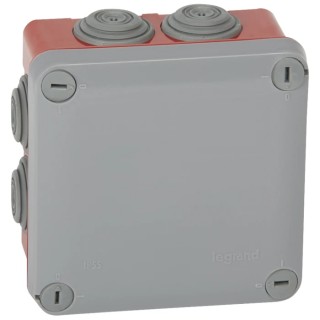 Legrand Polypropylene Adaptable Box 121mm x 121 mm x 54 mm with 7 Knockouts 0 920 25