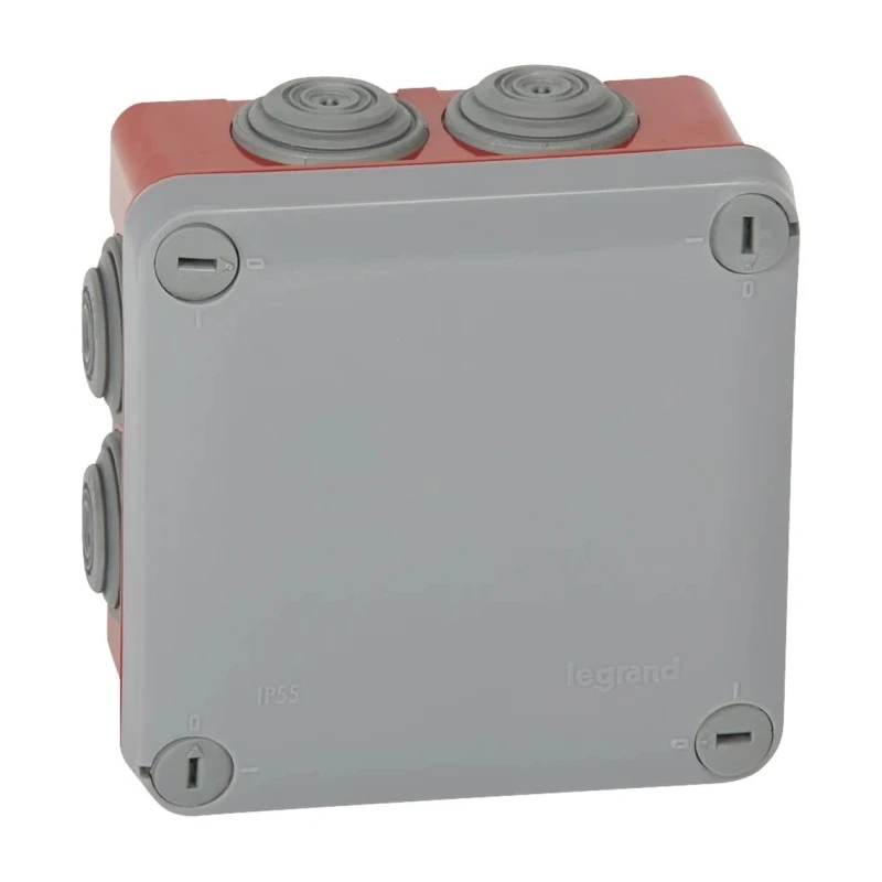 Legrand Polypropylene Adaptable Box 121mm x 121 mm x 54 mm with 7 Knockouts 0 920 25