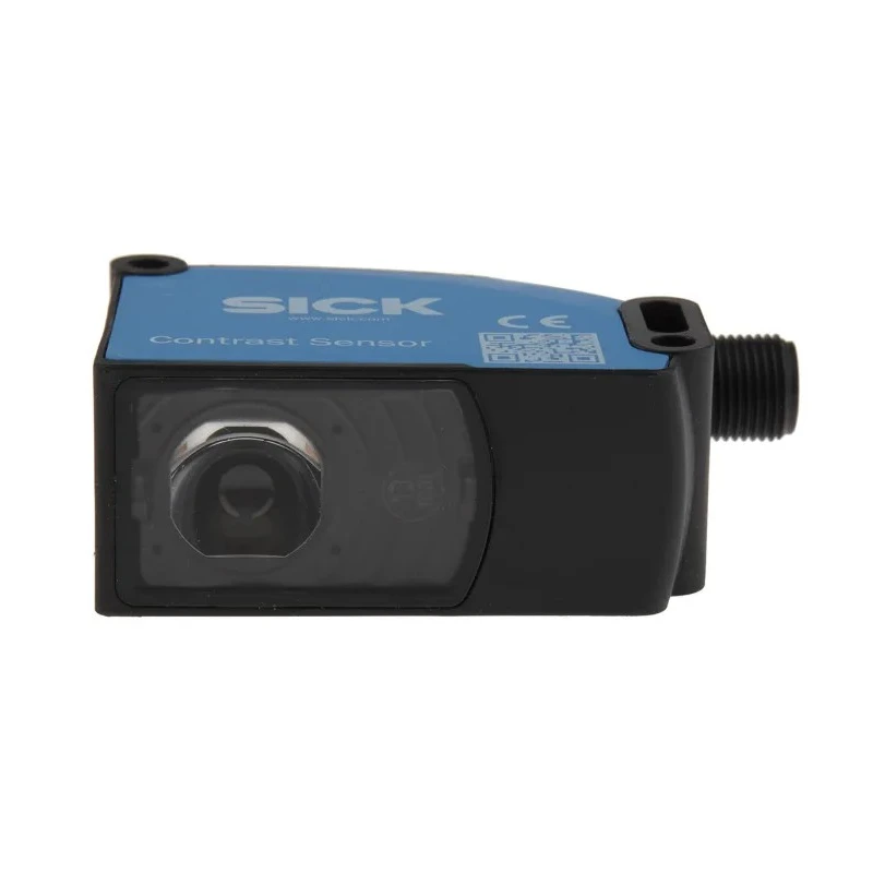 SICK Contrast Sensor RGB LED 13 mm Maximum Detection Push Pull Output 100 mA IO-Link V1.1 IP67 Panel Mount KTS-WB9114115AZZZZ
