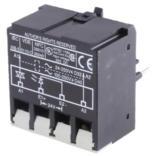 Schneider Electric TeSyS D Contactor Interface Module for use with LC1 Series LA4DWB
