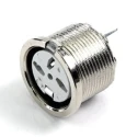 Deltron 5 Pole Straight Standard DIN Socket, Shielded, Lockable PCB Mount, 2A, 34 V AC, Brass Silver Plated Contacts 690-0510