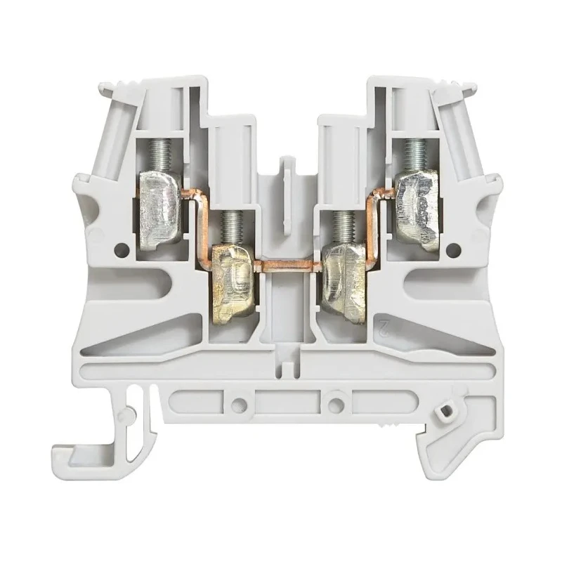 Legrand Viking Series Non-Fuse DIN Rail Terminal Grey, 1-Level, Screw Termination, 500V, 32A, ATEX Certified 0 371 69