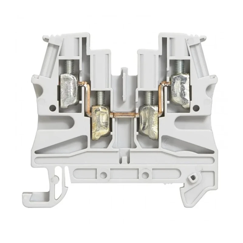 Legrand Viking Series Non-Fuse DIN Rail Terminal Grey, 1-Level, Screw Termination, 500V, 32A, ATEX Certified 0 371 69