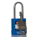 RS PRO Blue 1-Lock Safety Lockout Padlock Steel, ABS Material, 5 mm Shackle Diameter 180-6816