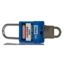 RS PRO Blue 1-Lock Safety Lockout Padlock Steel, ABS Material, 5 mm Shackle Diameter 180-6816
