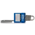 RS PRO Blue 1-Lock Safety Lockout Padlock Steel, ABS Material, 5 mm Shackle Diameter 180-6816
