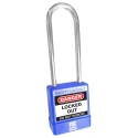 RS PRO Blue 1-Lock Safety Lockout Padlock ABS Steel Shackle 5 mm 73 mm 180-6825