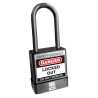 RS PRO Black Nylon, ABS Safety Lockout Padlock, 5 mm Shackle Diameter 46 mm Shackle Length 180-6829