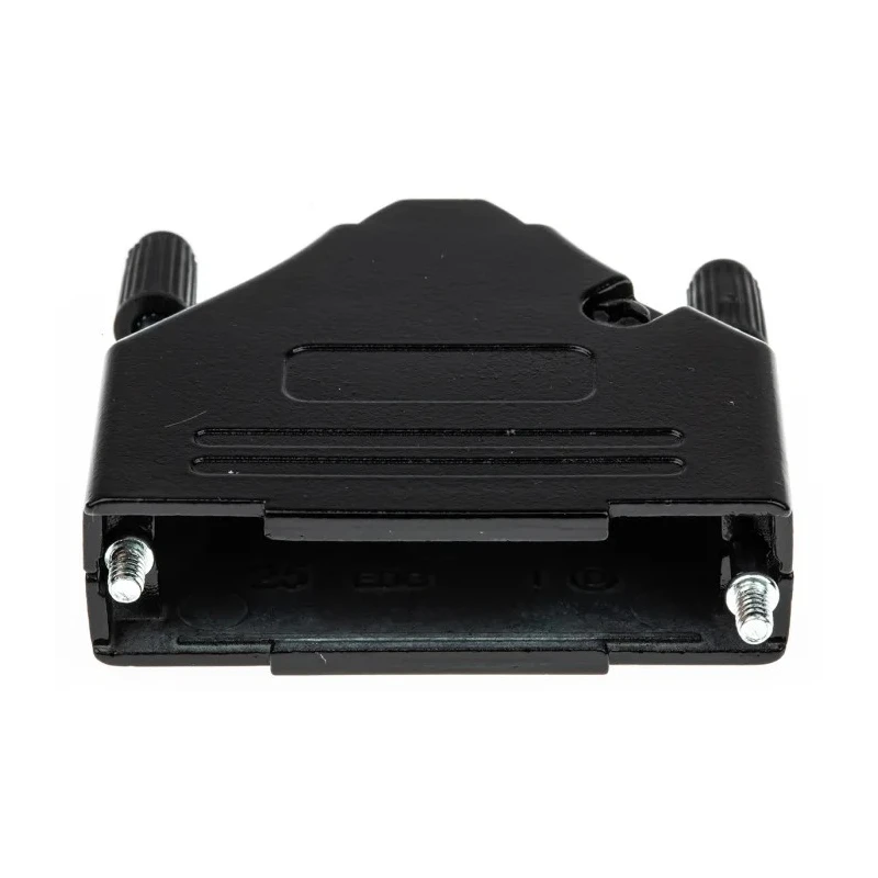 MH Connectors Zinc Straight D-Sub Backshell 25 Way Strain Relief MHDTZK25-BK-RA-PC-BK-K