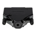 MH Connectors Zinc Straight D-Sub Backshell 25 Way Strain Relief MHDTZK25-BK-RA-PC-BK-K