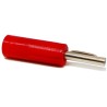 RS Pro Red Male Banana Connector 4 mm Connector 50V 16A Nickel Plating 180-6657